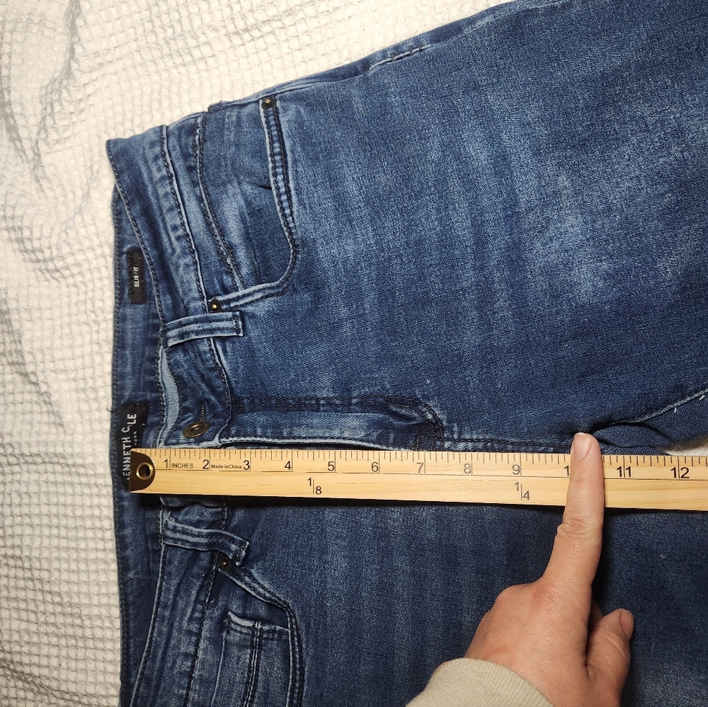Kenneth Cole Indigo Skinny Jeans Size 32x30 - Picture 8 of 15